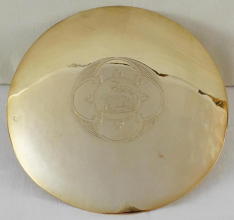 Solid silver gilt antique French Gothic Chalice.